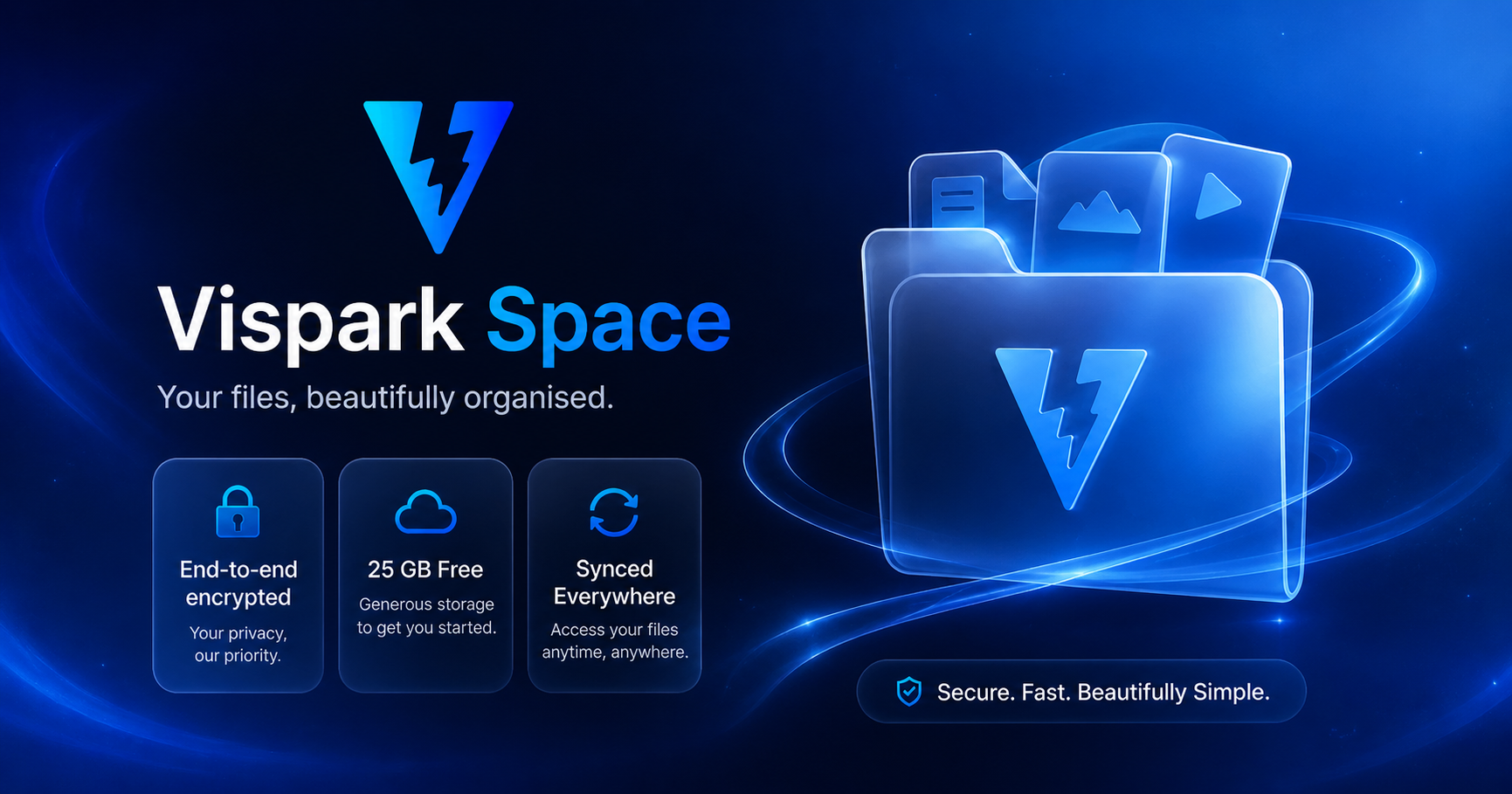 Vispark Vispark Space — Private cloud for photos, videos, notes & files